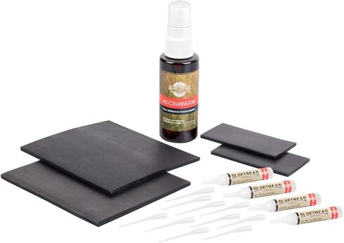 طقم إصلاح إطارات الطوارئ للجدار الجانبي GlueTread 4x4 | إصلاح الثقب في أي مكان | لا حاجة لإزالة الإطارات | طقم تصحيح الإطارات بدون أنابيب للجدار الجانبي | يتضمن مسرع (يزيل وقت المعالجة) in Kuwait