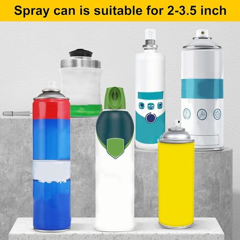 Spray Can Extension Pole Adaptor,Adjustment Sprayer Bracket Adaptor for Wasp/Hornet/Bee Spray Long Range,Spray Paint,Window Cleaner,Tree Pruning Sealer Spray,Spray Can Trigger Handle(Black) in Kuwait