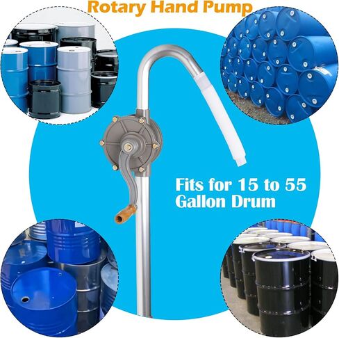 مضخة يدوية دوارة للأسطوانة، مضخة طبلة من 15 إلى 55 جالون، مضخة أسطوانية دوارة، مضخة أسطوانة ألومنيوم 55 جالون لنقل الكيروسين بالزيت والديزل in Kuwait