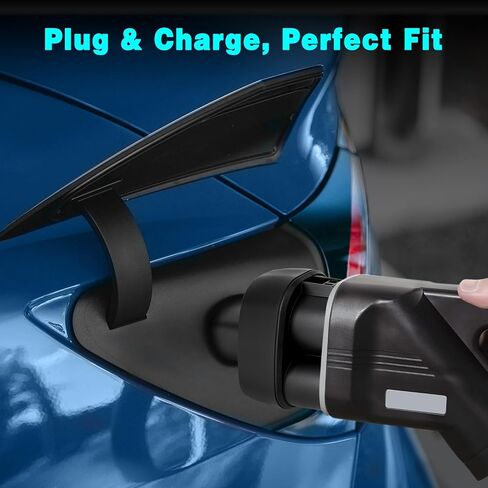 CCS to Tesla Adapter - CCS1 Adapter Compatible with Tesla Model 3/Y/S/X, Max 250KW DC CCS Combo 1 Adapter for Tesla Owners Only with Portable Case, Compatible with All Level 3 with CCS Plug in Saudi Arabia