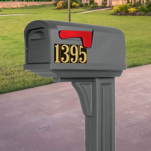 أرقام فينيل ذاتية اللصق MM-5N من منتجات Hy-Ko بارتفاع 3 بوصات، أسود وذهبي، 26 قطعة in Kuwait