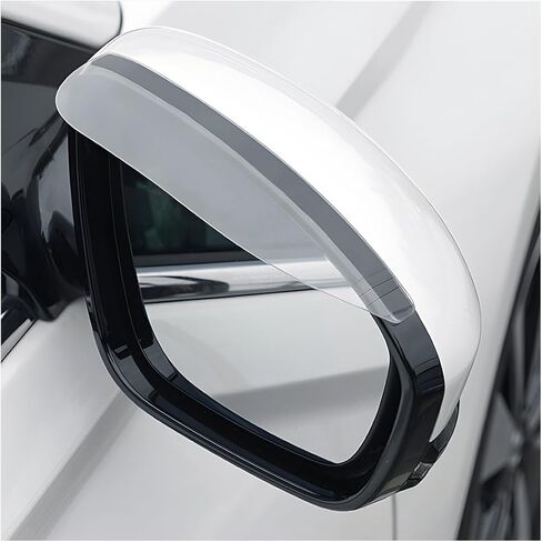 واقي حاجب المطر لمرآة الرؤية الخلفية للسيارة، قطعتان من حاجب المطر من ألياف الكربون للمرآة الجانبية، غطاء حماية من الدخان مرآة أوتوماتيكية مقاومة للماء، ملحقات لمعظم شاحنات سيارات الدفع الرباعي (ألياف الكربون) in Kuwait