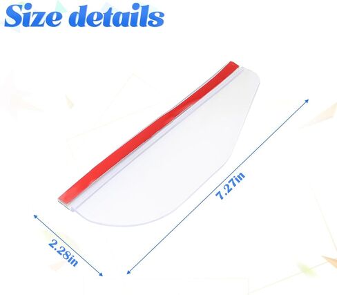 واقي حاجب المطر لمرآة الرؤية الخلفية للسيارة، قطعتان من حاجب المطر من ألياف الكربون للمرآة الجانبية، غطاء حماية من الدخان مرآة أوتوماتيكية مقاومة للماء، ملحقات لمعظم شاحنات سيارات الدفع الرباعي (ألياف الكربون) in Kuwait