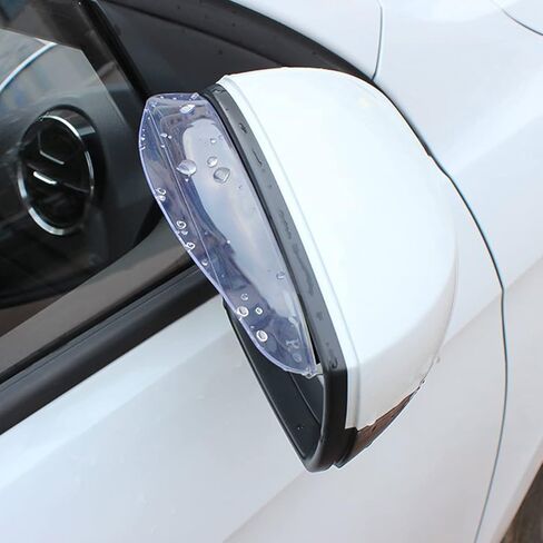 واقي حاجب المطر لمرآة الرؤية الخلفية للسيارة، قطعتان من حاجب المطر من ألياف الكربون للمرآة الجانبية، غطاء حماية من الدخان مرآة أوتوماتيكية مقاومة للماء، ملحقات لمعظم شاحنات سيارات الدفع الرباعي (ألياف الكربون) in Kuwait