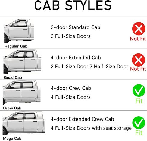 WV194109 In-Channel Window Deflector & Visor Rain Guard, Dark Smoke, 4-Pieces Set, Fit 2009-2018 Dodge Ram 1500 Crew Cab, 2010-2024 Ram 2500 & 3500 Crew & Mega Cab, 2019-2023 Ram 1500 Classic Crew Cab in Saudi Arabia