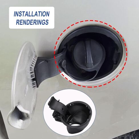 JDMSPEED جديد الوقود حشو غطاء الغاز غطاء الباب الإسكان 4L3Z9927936BA استبدال لفورد F-150 2004-2008 in Kuwait