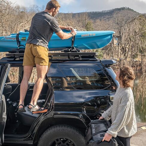 Rightline Gear Moki Car Door Step - Hooks on Car Door Latch for Car Roof Access, As Seen on Shark Tank in Kuwait