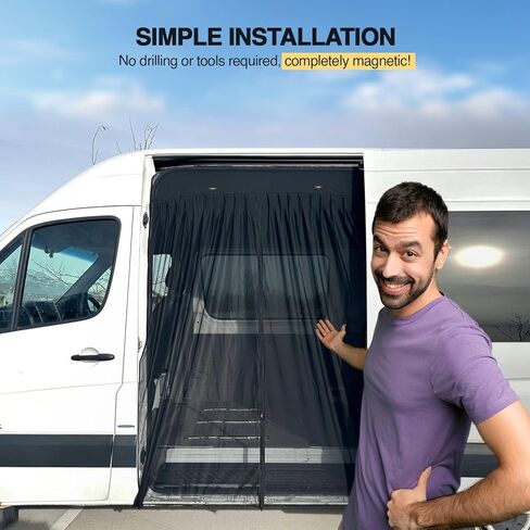 شاشة حشرات Sprinter للأماكن الخارجية من Vanlife Ram Promaster للتخييم (كبيرة) in Kuwait