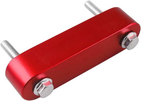 zipelo Car Hood Spacer Riser Kit, Aluminum Alloy Front Hood Vent Spacer Modification Kit, Car Hood Vent Spacer Riser Bolts Washers, Car Replacement Accessories Compatible with Most Cars (Black) in Kuwait