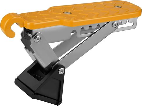 EKEPIN خطوة باب السيارة القابلة للطي للوصول إلى السقف، خطاف خطوة السيارة مناسب عالميًا مع 7 زوايا قابلة للتعديل، سهولة الوصول إلى السطح لمعظم السيارات وسيارات الدفع الرباعي والشاحنات، أسود in Kuwait