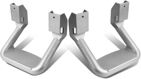 DNA MOTORING SSTEP-SS, Aluminum Side Steps, 2 Piece,Chrome in Saudi Arabia