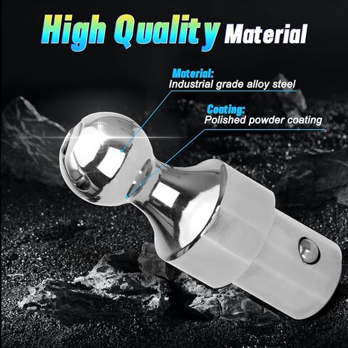 60629 وصلة ربط الكرة معقوفة، كرة معقوفة 2-5/16 بوصة، ملحقات الجر 30000 رطل كرة مقطورة معقوفة مناسبة لفورد، جي إم سي، رام، بوك، نيسان: تيتان Xd in Kuwait