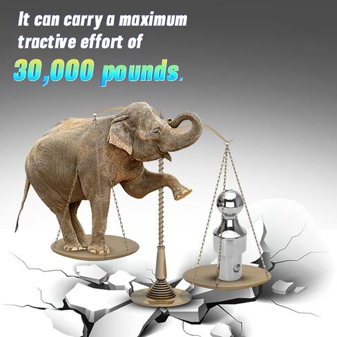 60629 وصلة ربط الكرة معقوفة، كرة معقوفة 2-5/16 بوصة، ملحقات الجر 30000 رطل كرة مقطورة معقوفة مناسبة لفورد، جي إم سي، رام، بوك، نيسان: تيتان Xd in Kuwait