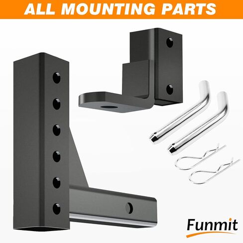 وصلة ربط مقطورة قابلة للتعديل مع 2 دبابيس وصلة، تناسب كرة 2 بوصة ووصلة سحب من الدرجة 3، قدرة سحب 5000 رطل للمقطورات والمعسكرات والقوارب والشاحنات الصغيرة in Kuwait