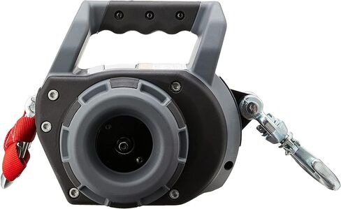 WARN 101575 Handheld Portable Drill Winch with 40 Foot Synthetic Rope: 750 lb Pulling Capacity , Gray in Saudi Arabia