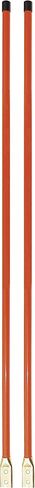 Buyers Products 1308111 Fluorescent Nylon Orange Guide Kit, 3/4" X 36", Stud Mount, Aftermarket Snow Plow Blade Marking Guide Kit, Bumper Guides for Pickup Trucks, Bumper Sights and Road Safety in Saudi Arabia