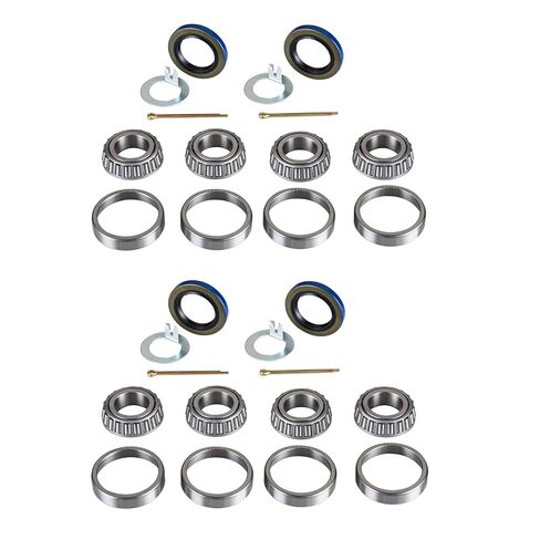 Pack of 2 Trailer Axle Bearings Kit L68149 L44649 Fits for 1-3/8'' to 1-1/16'' 3500 Lbs Trailer Axle 1.719'' Grease Seal 10-19#84 Spindle in Saudi Arabia