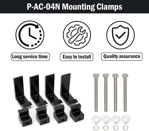P-AC-04N مشابك تثبيت لغطاء الشاحنة كامبر شل تويوتا تاكوما/تندرا - 4 قطع in Kuwait