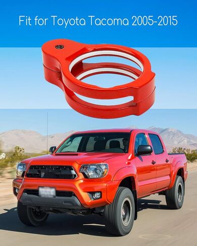 قفل الباب الخلفي مضاد للسرقة مناسب لسيارة تويوتا تاكوما 2005-2015، أقفال الباب الخلفي مع سبائك الألومنيوم شديدة التحمل للشاحنة، أحمر in Kuwait