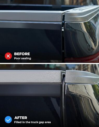 ISSYAUTO 19.7ft Truck Tailgate Seal Universal Pickup Tailgate Seal for Tailgate Gap, Sidewall or Use with Truck Tonneau Cover in Saudi Arabia