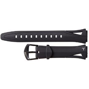 BUZZUFY Watch black strap 10093317 16 mm STR-300, STR-300C, STR-300C-1V, STR-300, STR-300C-1VVC, STR-300C-1VVD, STR-300C-1VVE