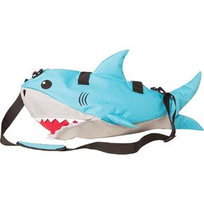 Rasta Imposta Shark Fun Duffle Activity Overnight Small Duffle Bag Kids Adult Boys Girls 22" L x 9" W x 13" H