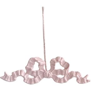Bow Knot Plate Stands for Display,Pink Iron Easel Plate Display Picture Frame Holder Stand for Book, Decorative Plate, Plaque, Photo, Platter and Art,8.2" H (Gold)