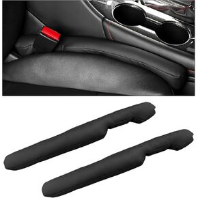 2 PCS Car Seat Gap Filler, Seat Organizer Fill The Gap Between Seat and Console, Automotive Side Seat Gap Blocker Stop Things from Dropping, Universal Car Accessories (Coffee)