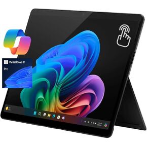 Microsoft Surface Pro 11 13" Copilot+ PC, AI Tablet, 2880x1920 120Hz LCD Touchscreen, 10-Core Qualcomm Snapdragon X Plus, 16GB RAM, 2TB SSD, WiFi Only, Win 11 Pro, Platinum