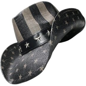 Hat for Men Trendy Hats American Flag on Stick Mens Summer Hat Summer Outfit Costume Hat Men Sun Hat