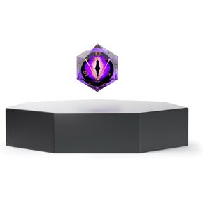 Ascendice - Floating Dice for D&D (Bloodlust & Matte Black Base)