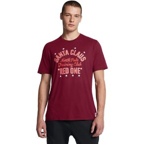 Under Armour Men's Project Rock Red One North Pole Training Club Short Sleeve T Shirt