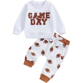 Ledy Champswiin Toddler Baby Boy Clothes Set Fall Winter Sweat Suit Outfit Cute Sweatshirt & Long Pant Sets
