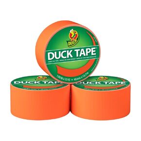 Duck 285635 Color Duct Tape 3-Pack, 1.88 Inches x 20 Yards, 60 Yards Total, 3-Roll Pack, White, 3 Piece