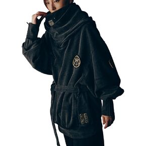 XYXIONGMAO Men's Black Futuristic Techwear Streetwear Hoodies Japanese Hip Hop Kanji Designer Baggy Hoodie