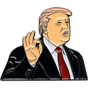 Donald Trump United States President Soft Enamel Pin, Jewelry, Art Enamel Pin