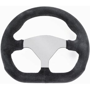 Grant 713-4 عجلة قيادة على شكل حرف D مقاس 10 بوصة من جلد الغزال للسباق in Kuwait