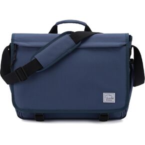 VASCHY Messenger Bag for Men,Water Resistant Satchel Briefcase Laptop Work Bag Crossbody Shoulder Handbag for Women College