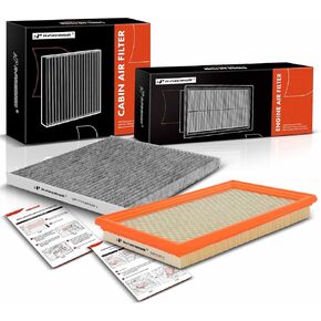 A-Premium 2-PC Engine & Cabin Air Filter with Activated Carbon Compatible with Nissan Altima 2013-2018, Murano 2015-2022, Maxima 2016-2022, Pathfinder 2013-2020 & Infiniti QX60 2014-2020, JX35 2013