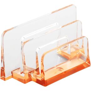 New Acrylic Letter Sorter - Clear for Paper, Mail, Envelope, Organizer | Office Supplies, Desk Accessories, 6.4" x 2.4" x 3.1"