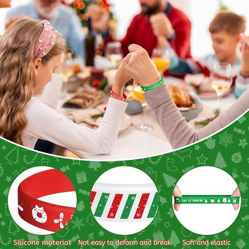 NEBURORA 48 Pcs St. Patrick's Day Silicone Bracelets Green Lucky Shamrock Rubber Wristbands for St Patricks Day Accessories Party Decoration Favors in Kuwait