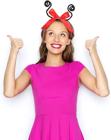 8 قطع عيد الميلاد القوس الأحمر عقال أسود علة هوائي عقال الخنفساء النحل الحشرات الشعر الفرقة زي ملحق للجنسين الكبار حجم واحد لتأثيري حزب صور الدعائم عيد الميلاد عيد الميلاد الملحقات in Kuwait