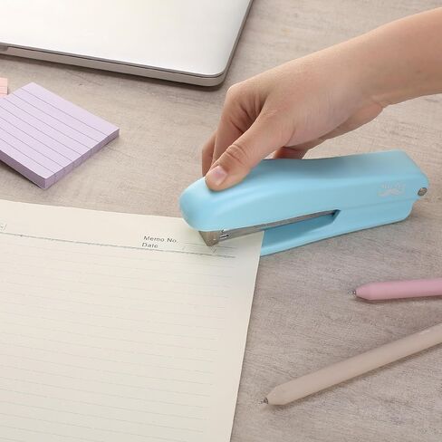 Mr. Pen- Staplers for Desk, 2 Pack with 200 Staples, 20 Sheet Capacity, Blue, Office Stapler, Desk Stapler, Stapler with Staples, Stapler Set in Saudi Arabia