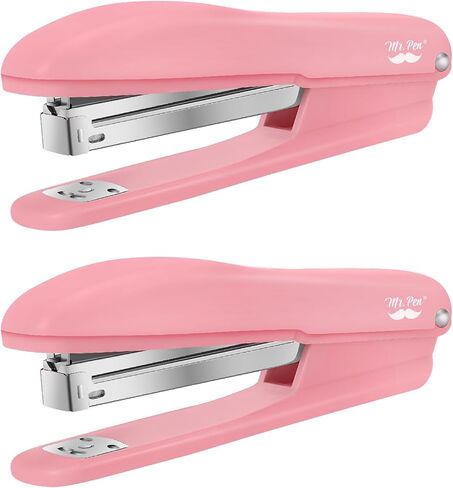 Mr. Pen- Staplers for Desk, 2 Pack with 200 Staples, 20 Sheet Capacity, Blue, Office Stapler, Desk Stapler, Stapler with Staples, Stapler Set in Saudi Arabia