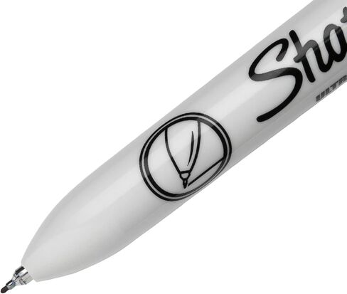 Sharpie Retractable Permanent Markers - Ultra Fine Marker Point Type - Blue - 12 Pk in Saudi Arabia