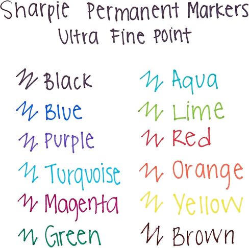 Sharpie Retractable Permanent Markers - Ultra Fine Marker Point Type - Blue - 12 Pk in Saudi Arabia
