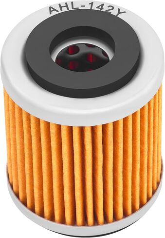 AHL 142 Oil Filter for Yamaha YFM400 Big Bear IRS 4X4 400 2007-2012(yellow) in Saudi Arabia
