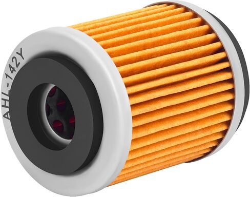 AHL 142 Oil Filter for Yamaha YFM400 Big Bear IRS 4X4 400 2007-2012(yellow) in Saudi Arabia