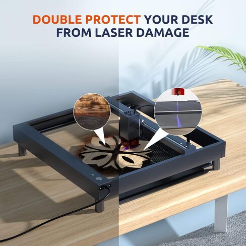 Honeycomb Laser Bed 11.8"x 7.9"x 0.87" for Laser Engraver with 14pcs Laser Materials, Working Bed with Aluminum Panel for CO2 Laser Cutter Machine Desktop-Protect, Heat Dissipation, Smooth Edge Cut in Saudi Arabia