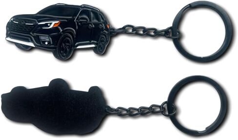 Car Keychain for FORESTER Accessories Metal Enamel Key Chain Ring 3D Model car Key chain in Saudi Arabia